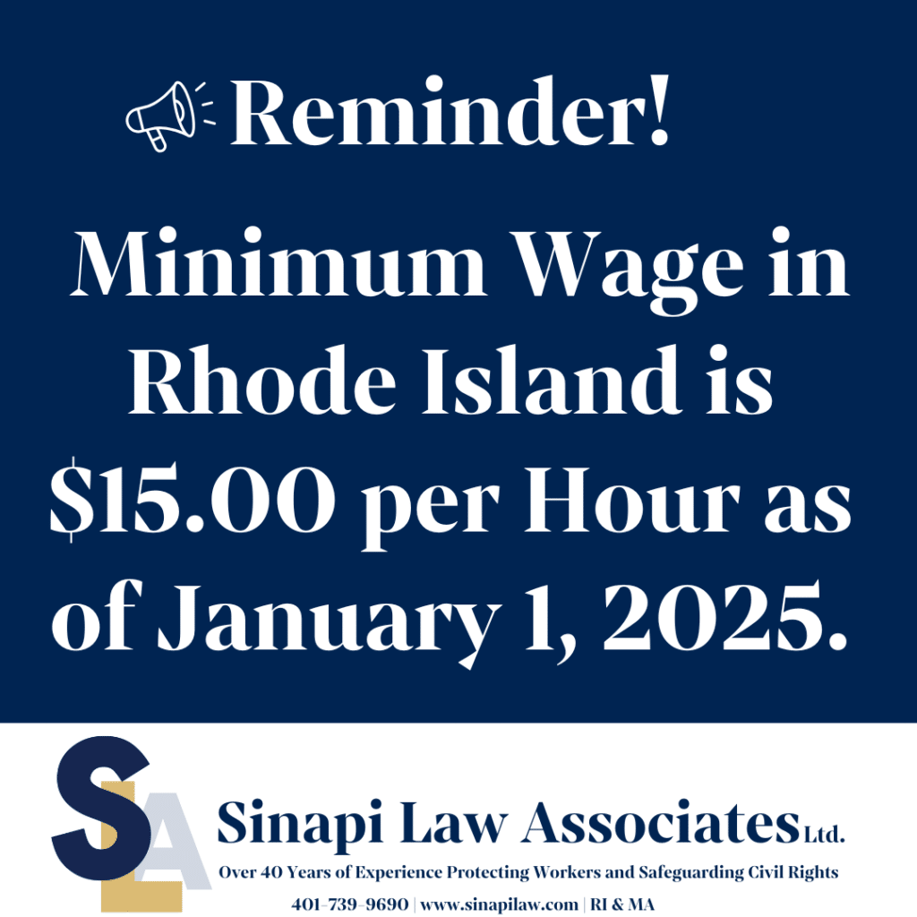 Rhode Island Minimum Wage_2025_Sinapi Law_Employment Lawyers